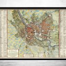 OLD BERLIN MAP 1760 - fine reproduction