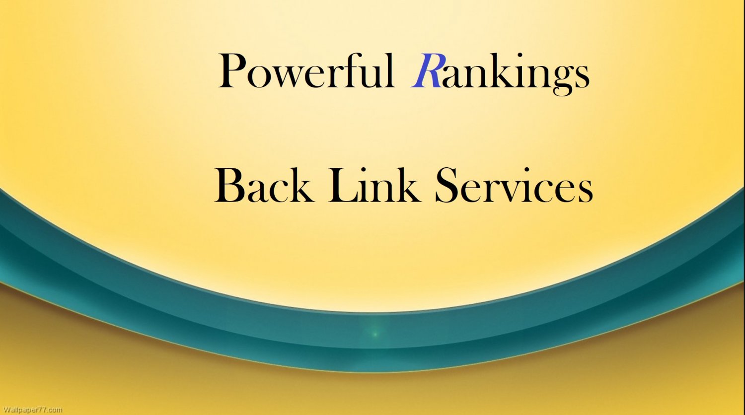 Back Link PR Services Web 2.0