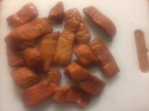 Smoked Peppercorn ahi tuna Jerky Smoked fish Fathers day 4 and 8 ounce portions