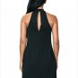Black Lace up Choker Silky Sexy Woman Summer Pretty Vestidos Famale elegant Pleated Dress SYD26