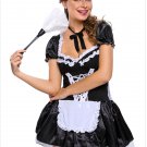 Late Nite Maid Outift Sexy Adult French Maid Role Play Costume Night Clubwear Lingerie SYD56