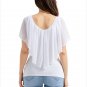 Women Chiffon Shirts Cold Shoulder Flutter Top Blouses loose Female Slim Casual Blusas SYD93A
