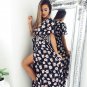 Women Long Beach Off Shoulder Dress Bohemian Floral Printed Boho Maxi Sexy Slash Neck Dress SY126
