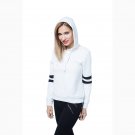 Women Hoodies Casual Women Streetwear Round Neck Hoodies Sweatshirt Striped Hoodies Pullover SY136C