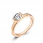 Simple Wedding Rings Genuine Austrian Crystal Delicate Cubic Zirconia Ring For Women Gift Anel SY149