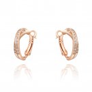 Cross Hoop Earrings Rose Gold Color Vintage Jewelry for Women Earrngs Statement Jewellery SY180
