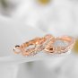 Cross Hoop Earrings Rose Gold Color Vintage Jewelry for Women Earrngs Statement Jewellery SY180