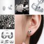 Crystal Owl Pendant Earrings Christmas/Birthday Gift Stud Earrings for wedding party brincos SY185