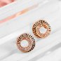 Retro Coin Earrings Best Gift For Girlfriend Stud Earrings Fashion For Women Party Wedding SY186