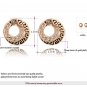 Retro Coin Earrings Best Gift For Girlfriend Stud Earrings Fashion For Women Party Wedding SY186