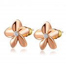 Rose Gold Color star Earrings elegant women party banquet Best Valentine gift fashion jewelry SY188