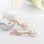 Best Gift Girlfriend Imitate simulated pearls Earrings Pure Elegant For Women Party Wedding SY221