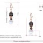 Vintage Punk Earrings Textured Skull Bones Earrings Women Skeleton Earings Fashion Jewelry SY237A