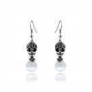 Vintage Punk Earrings Textured Skull Bones Earrings Women Skeleton Earings Fashion Jewelry SY237B