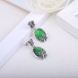 Anti Allergy Ellipse Beads Pendant Earrings Classic Female Wedding Jewelry & Accessories SY246