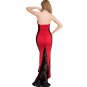 Sexy Women floor length Lace Dress Red Apricot Celebrity Evening Party Dress Prom Club SY254