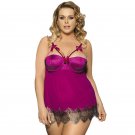 sexy pajamas nightdress strip Push Up bra Nightwear Halter lingerie hot erotic sleepwear SY264