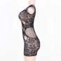 Sexy Costumes For Women Lace Mesh Nylon Floral Hollow Baby Doll Black M XL Erotic Lingerie SY270