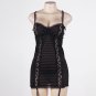 Solid Nightgown Sexy Lingerie Dress Balck Plus Size Babydoll For Woman SY274