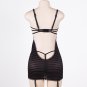 Solid Nightgown Sexy Lingerie Dress Balck Plus Size Babydoll For Woman SY274