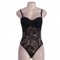 Plus Size Push-up Cup Lace Teddy Solid Sexi Erotic Lace Night Sexy Lingerie Women Sexy Dessous SY287