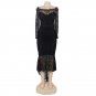 Maxi Lace Dress Vestidos Longos De Verao Mermaid Slash Neck Lace Robe Longue SY301