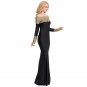 Women Evening Dress Long Sleeve Floor length Pink Lace Gown Red Lace Women Autumn Dress SY307