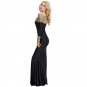 Women Evening Dress Long Sleeve Floor length Pink Lace Gown Red Lace Women Autumn Dress SY307