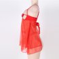sexy nightwear mesh cupless strappy ropa erotica heart shape back open red sexy babydolls SY324