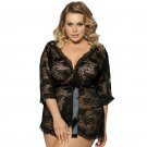 Women Nightwear Lace Sexy With G String Belt Plus Size Babydoll Sleepwear Erotic Lingerie SY334