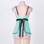 Green Plus Size backless sexy Babydoll G-string lingerie backless pajamas erotic costumes sex SY335