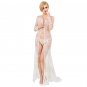 Sexy Lingerie Hot Maxi Gown Summer New Arrival Pure White Lace Gown See Through Lingerie SY340