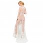 Sexy Lingerie Hot Maxi Gown Summer New Arrival Pure White Lace Gown See Through Lingerie SY340