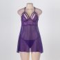 Purple Solid Lace sexy lingerie underwear Sleepwear babydoll dress women Fashion Babydoll SY343