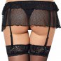Mini Skirt With Garter Belt plus size Garter hollow out garter belt Unique design sexy tanga SY401