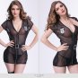 lingerie Net yarn Perspective Pajamas Zipper Uniform Temptation Teddies & Bodysuits SY424