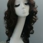 Long Wavy Wigs Women Ombre Synthetic Free Hairnet Natural Full Hair Heat Resistant SY427B