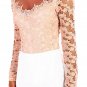 Glam Crochet Mesh Bodysuit High Quality Solid Overalls Body Suit Playsuit Jumpsuit SY431B