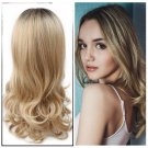 65CM Length Gold Synthetic Hair Wigs Cosplay Long Wavy Woman Fashion Wigs Clubwear Costume SY435A