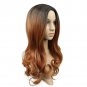 65CM Length Brown Synthetic Hair Wigs Cosplay Long Wavy Woman Fashion Wigs Clubwear Costume SY435B