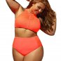 plus Size tankini swimwear women swimsuit triangle bikini bathing suit high waist swimwear SY447A