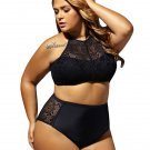 plus Size tankini swimwear women swimsuit triangle bikini bathing suit high waist swimwear SY447B