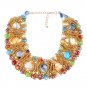 Women Choker Crystal Necklace & Fashion Bohemian Statement Necklace Wholesale Strand Necklace X1C