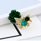Rose Rings Ethnic Style Butterfly Vintage Bohemian Personality Alloy Jewelry Fashion Accessories X5B