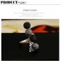 Creative Finger Ring Resin Alloy Bean Shape Good Quality Retro Rings For Women's Jewelry X6A