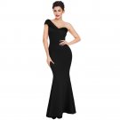 Long Dress Party Sexy One Shoulder Maxi Gowns Robe Evening Party Clubwear Prom LC61774