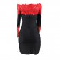 Long Sleeve Off Shoulder Midi Summer Spring Clubwear Party Dresses Vintage Lace Bodycon Dress R80576