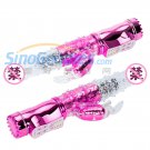 Speed Adjustable G Spot Vagina and Clitoris Vibrating Vibrator Adult Sex Toys Rechargeable Pink Y