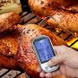 Wireless Remote Smoker Meat Food Thermometer Kitchen Cooking Oven BBQ Dock