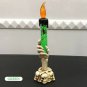 1 pc Halloween Skull Skeletal Hand Stand LED Candle Light Decoration Party Lamp